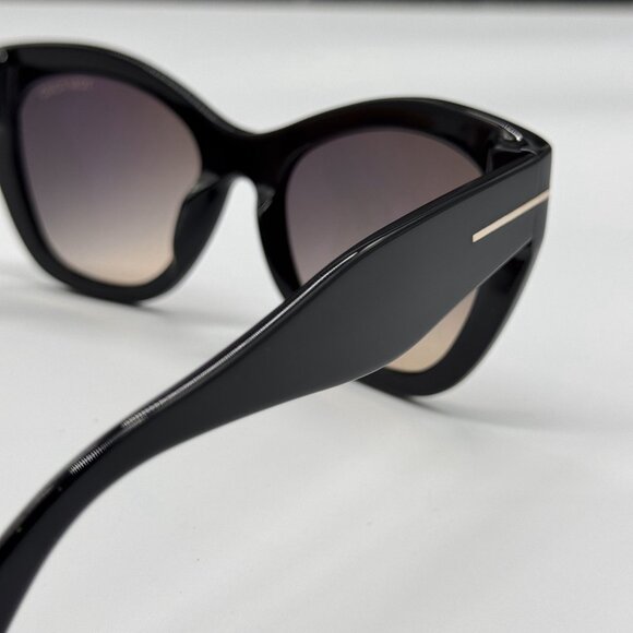 NEW TOM FORD TF940 01B WOMEN CAT EYE SUNGLASSES TOM FORD CARA FT0940/S - Picture 7 of 11
